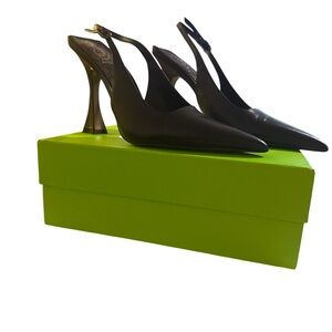 Sam Edelman ODETTE Black Slingback Heels